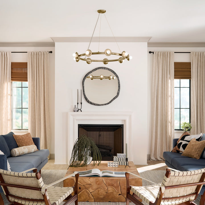 Kichler Canada - 52642CPZ - Nine Light Chandelier - Palta - Champagne Bronze