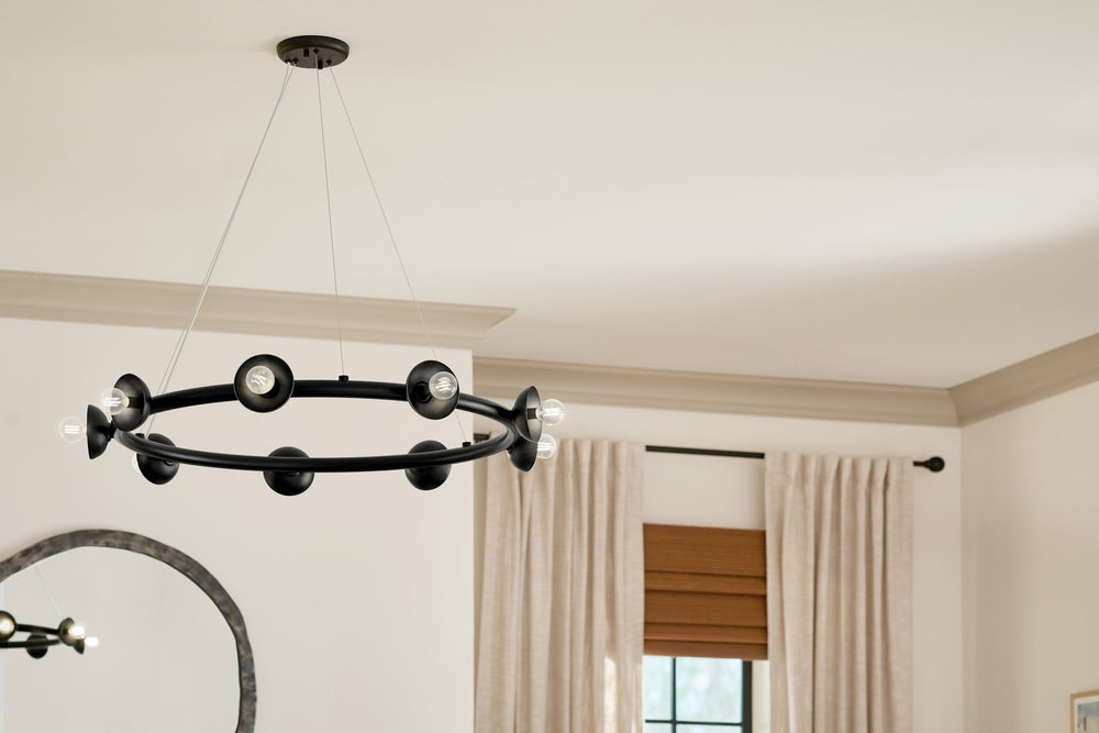 Kichler Canada - 52642BK - Nine Light Chandelier - Palta - Black