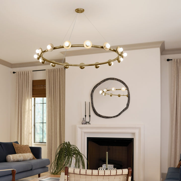 Kichler Canada - 52644CPZ - 15 Light Chandelier - Palta - Champagne Bronze