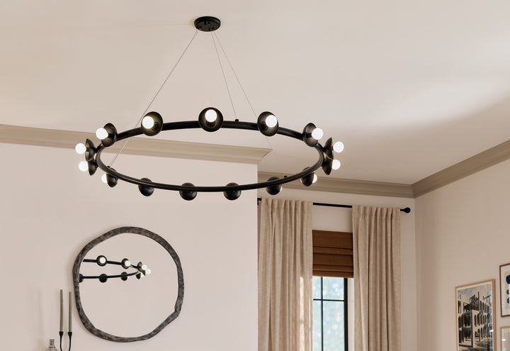 Kichler Canada - 52644BK - 15 Light Chandelier - Palta - Black