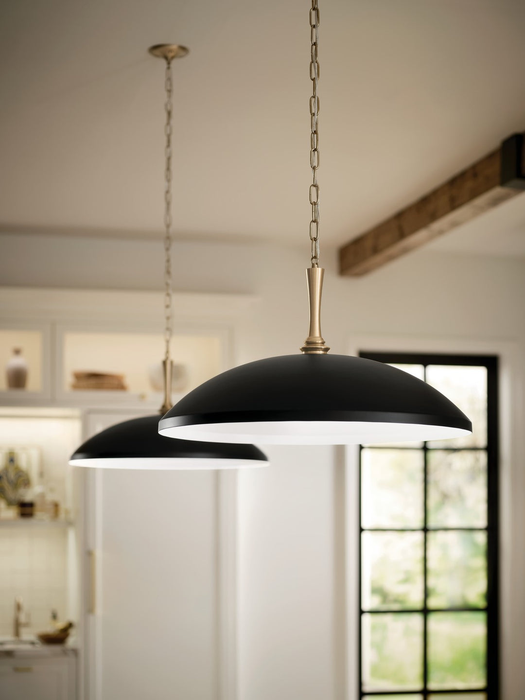 Kichler Canada - 52638BK - One Light Pendant - Delarosa - Black