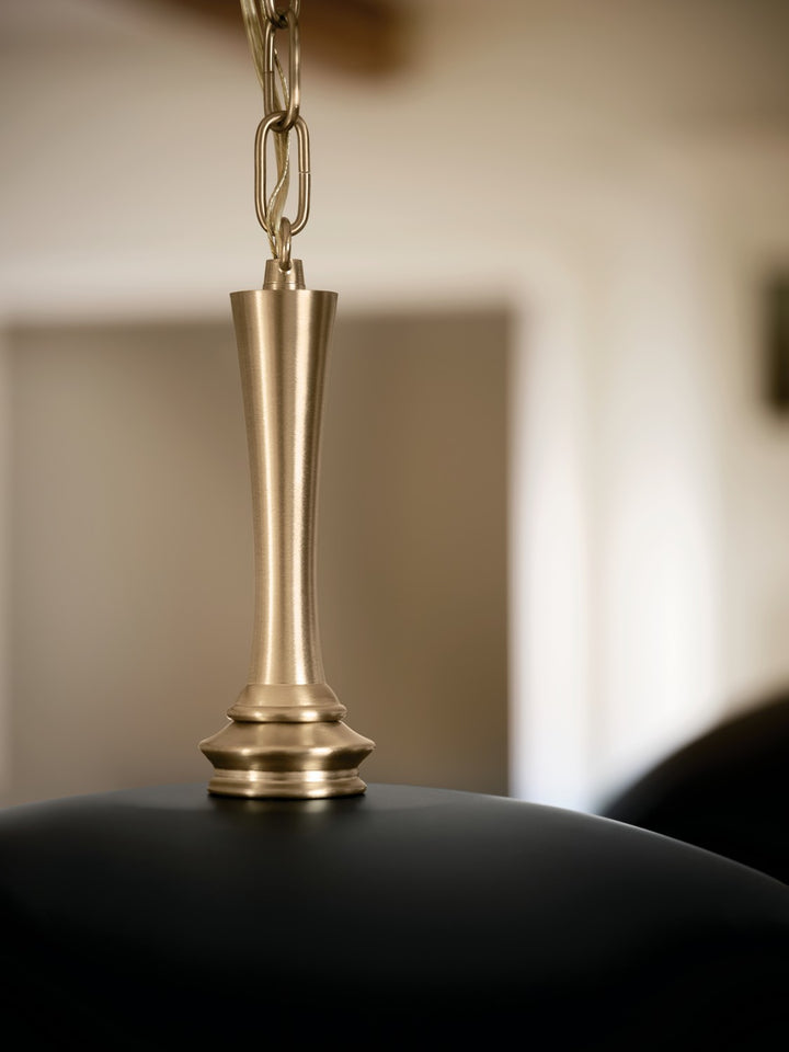 Kichler Canada - 52638BK - One Light Pendant - Delarosa - Black