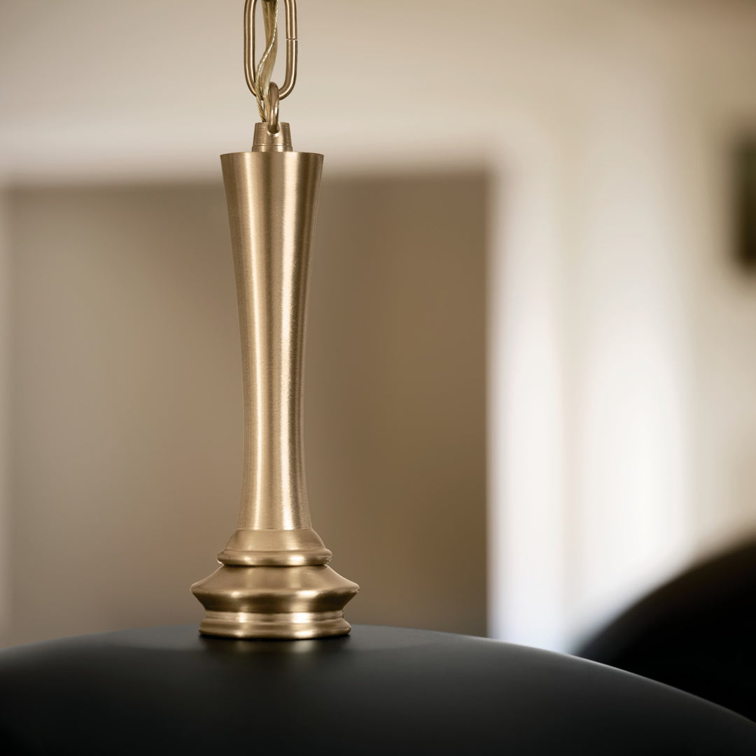 Kichler Canada - 52638BK - One Light Pendant - Delarosa - Black