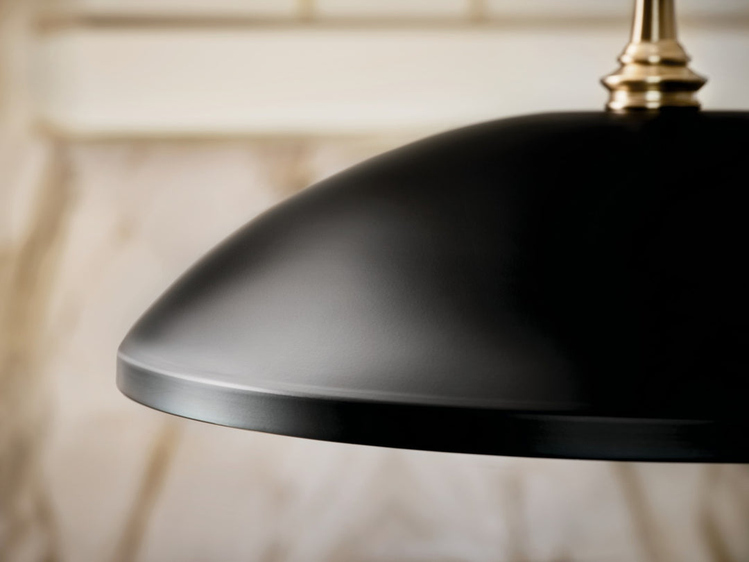 Kichler Canada - 52638BK - One Light Pendant - Delarosa - Black