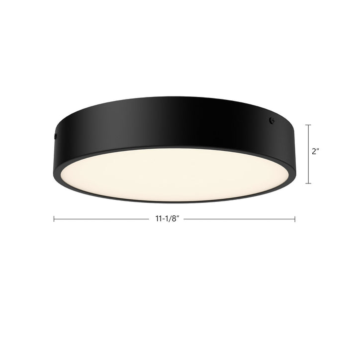 Alora Canada - FM554011MB-5CCT - LED Flush Mount - Adelaide - Matte Black