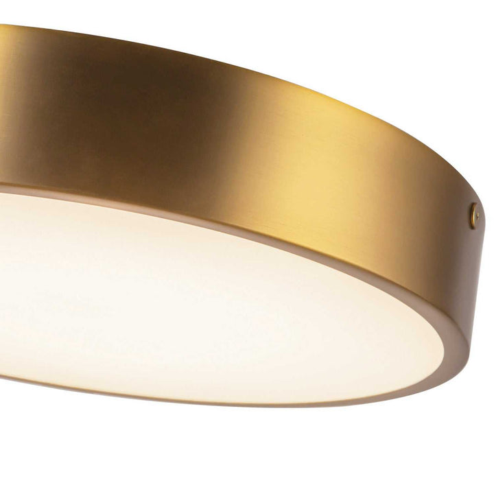 Alora Canada - FM554011AG-5CCT - LED Flush Mount - Adelaide - Aged Gold