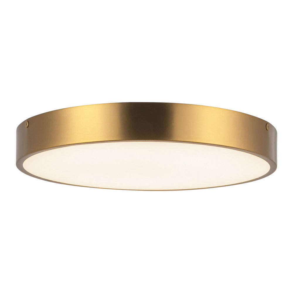 Adelaide LED Flush Mount in Aged Gold Alora Canada
