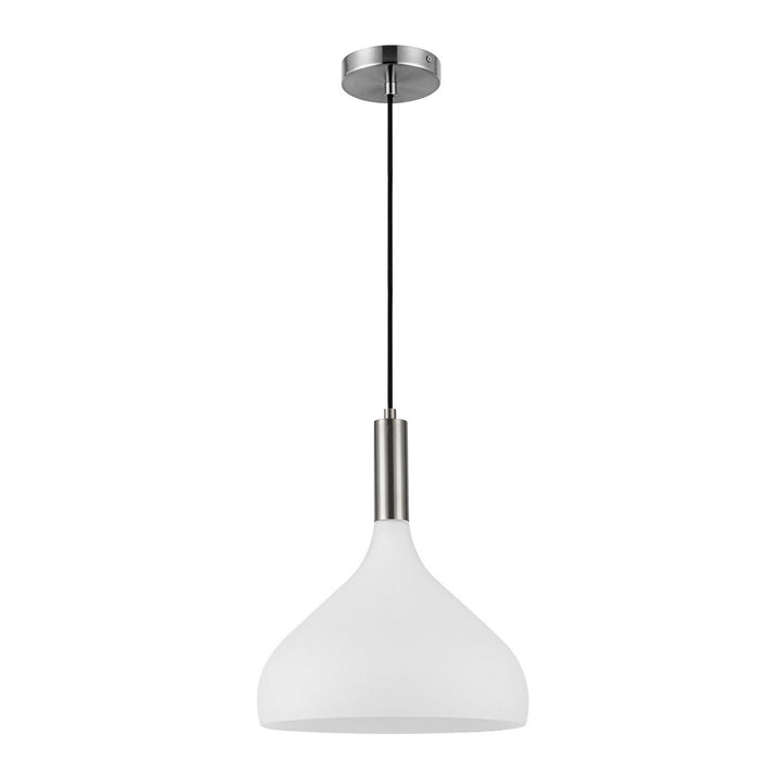 Alora Canada - PD532312BNOP - One Light Pendant - Belleview - Brushed Nickel/Opal Glass