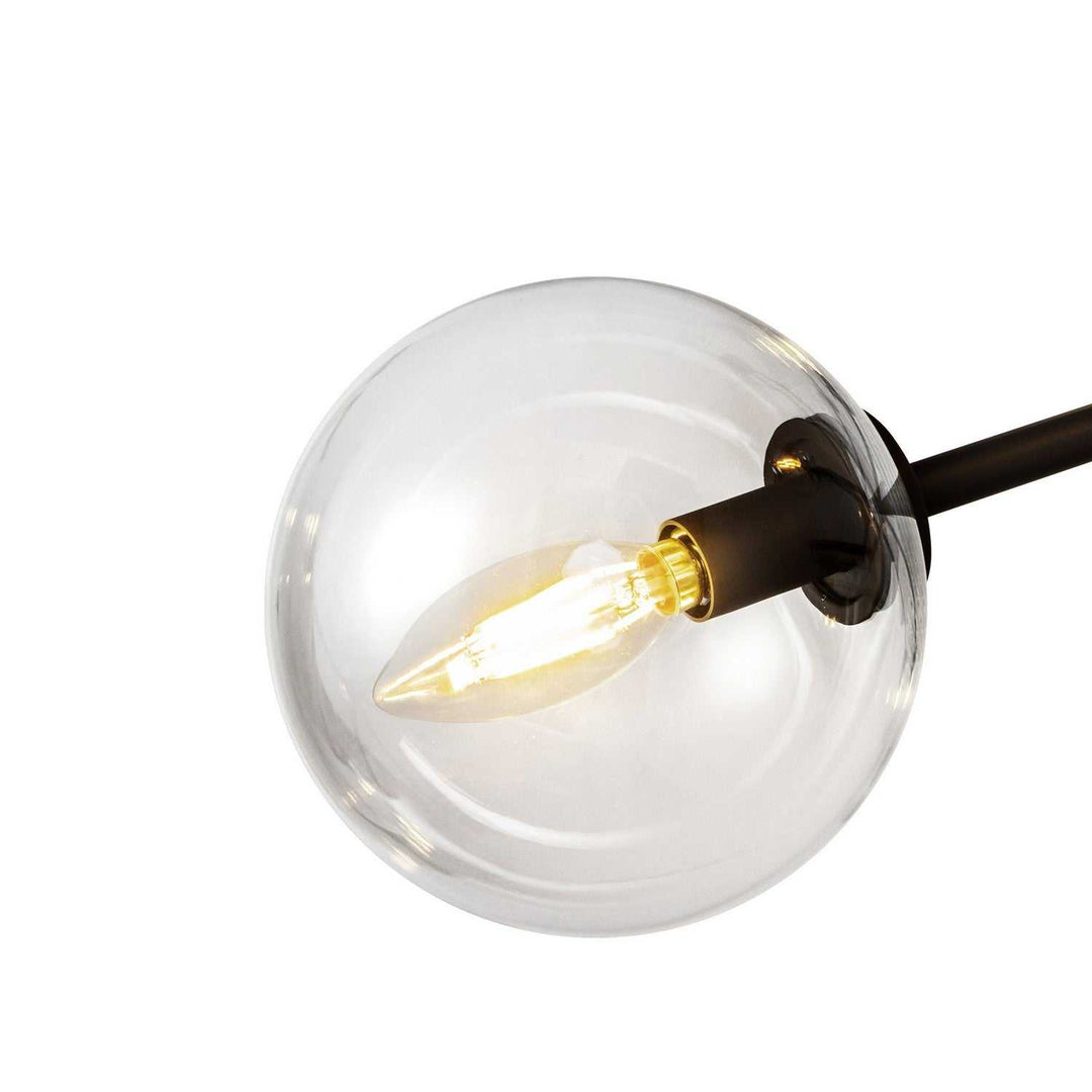 Alora Canada - CH549640MBCL - Six Light Chandelier - Cassia - Matte Black/Clear Glass