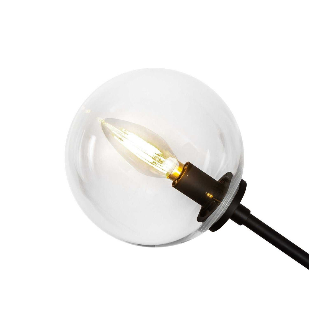 Alora Canada - LP549448MBCL - Four Light Linear Pendant - Cassia - Matte Black/Clear Glass