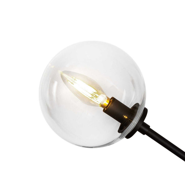 Alora Canada - LP549448MBCL - Four Light Linear Pendant - Cassia - Matte Black/Clear Glass