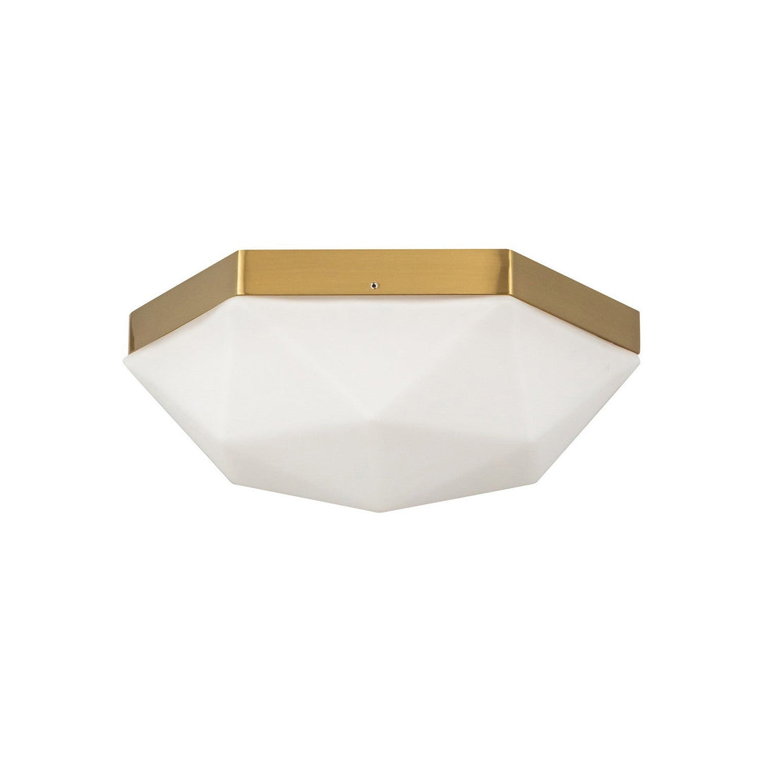 Alora Canada - FM424512BGOP - Two Light Flush Mount - Krysta - Brushed Gold/Opal Glass