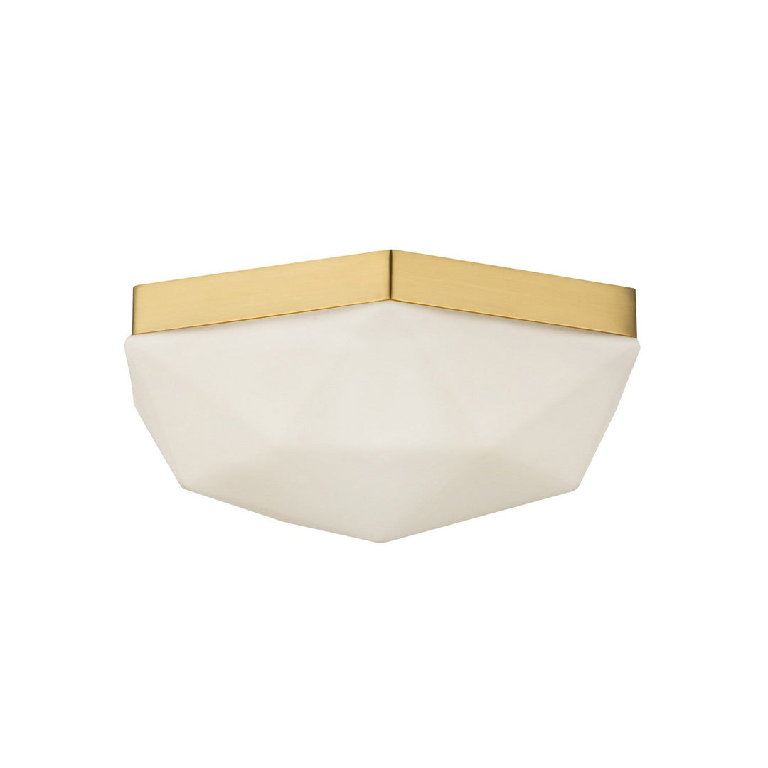 Alora Canada - FM424512BGOP - Two Light Flush Mount - Krysta - Brushed Gold/Opal Glass