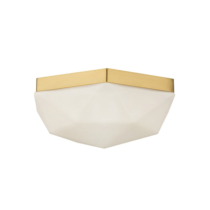 Alora Canada - FM424512BGOP - Two Light Flush Mount - Krysta - Brushed Gold/Opal Glass