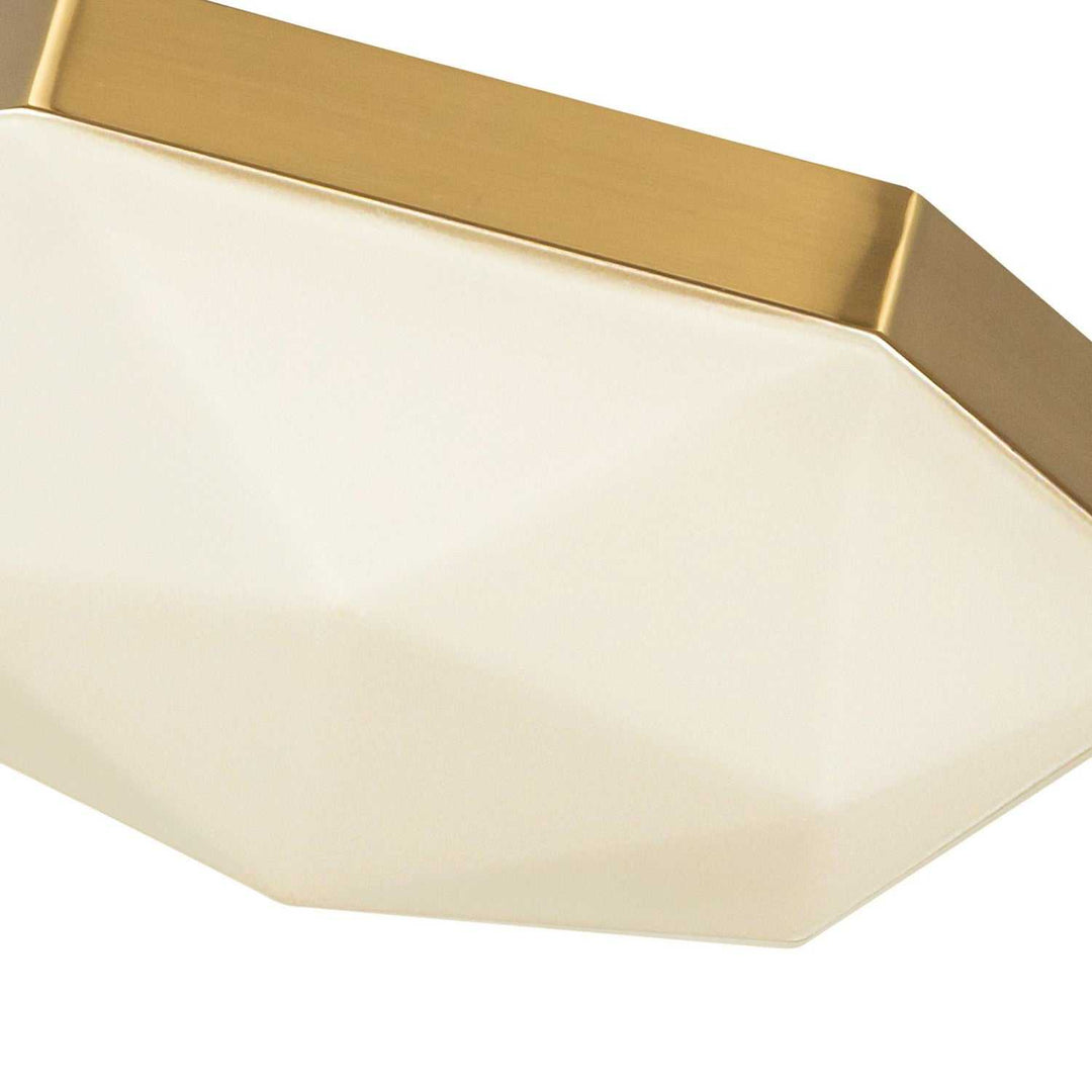 Alora Canada - FM424512BGOP - Two Light Flush Mount - Krysta - Brushed Gold/Opal Glass