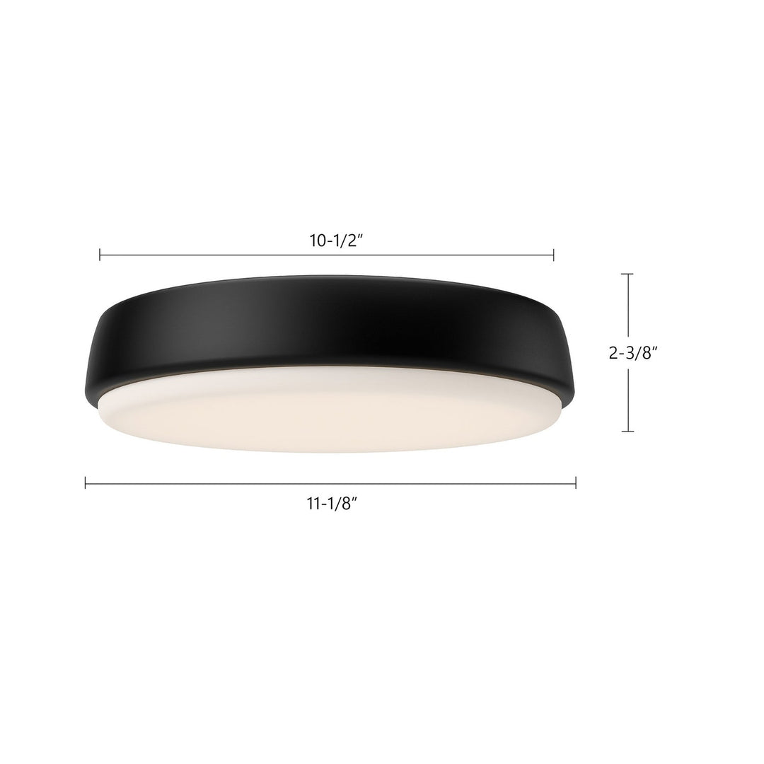 Alora Canada - FM503611MB-5CCT - LED Flush Mount - Laval - Matte Black