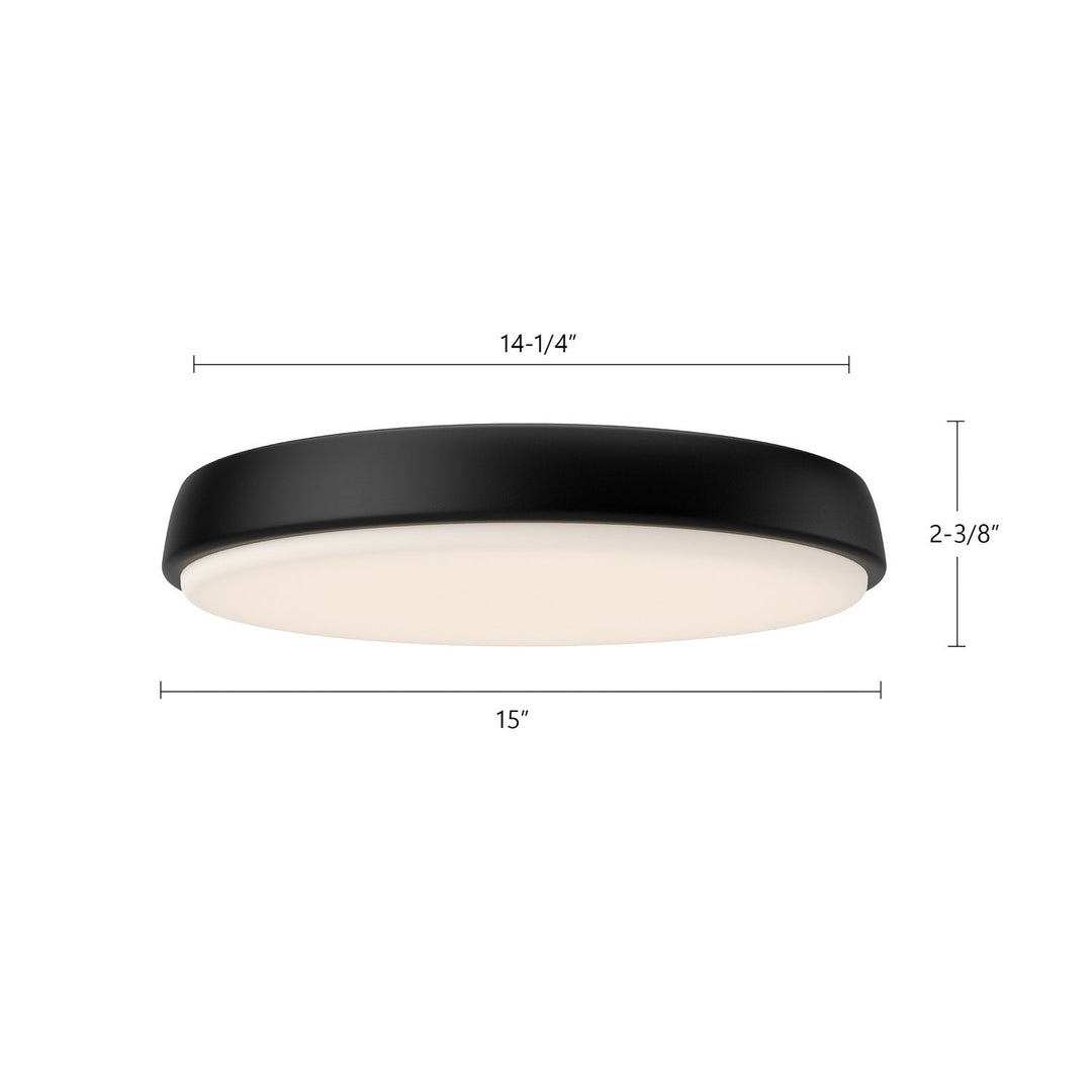 Alora Canada - FM503715MB-5CCT - LED Flush Mount - Laval - Matte Black