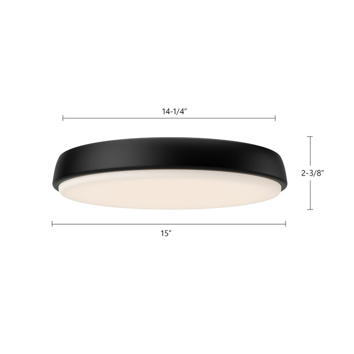 Alora Canada - FM503715MB-5CCT - LED Flush Mount - Laval - Matte Black