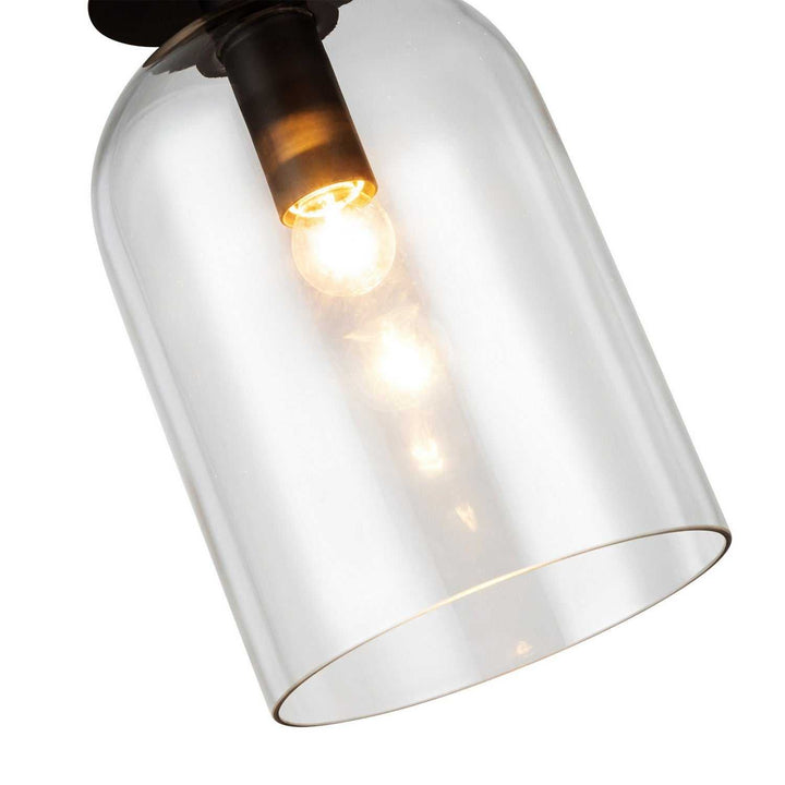 Alora Canada - PD515408MBCL - One Light Pendant - Sylvia - Matte Black/Clear Glass