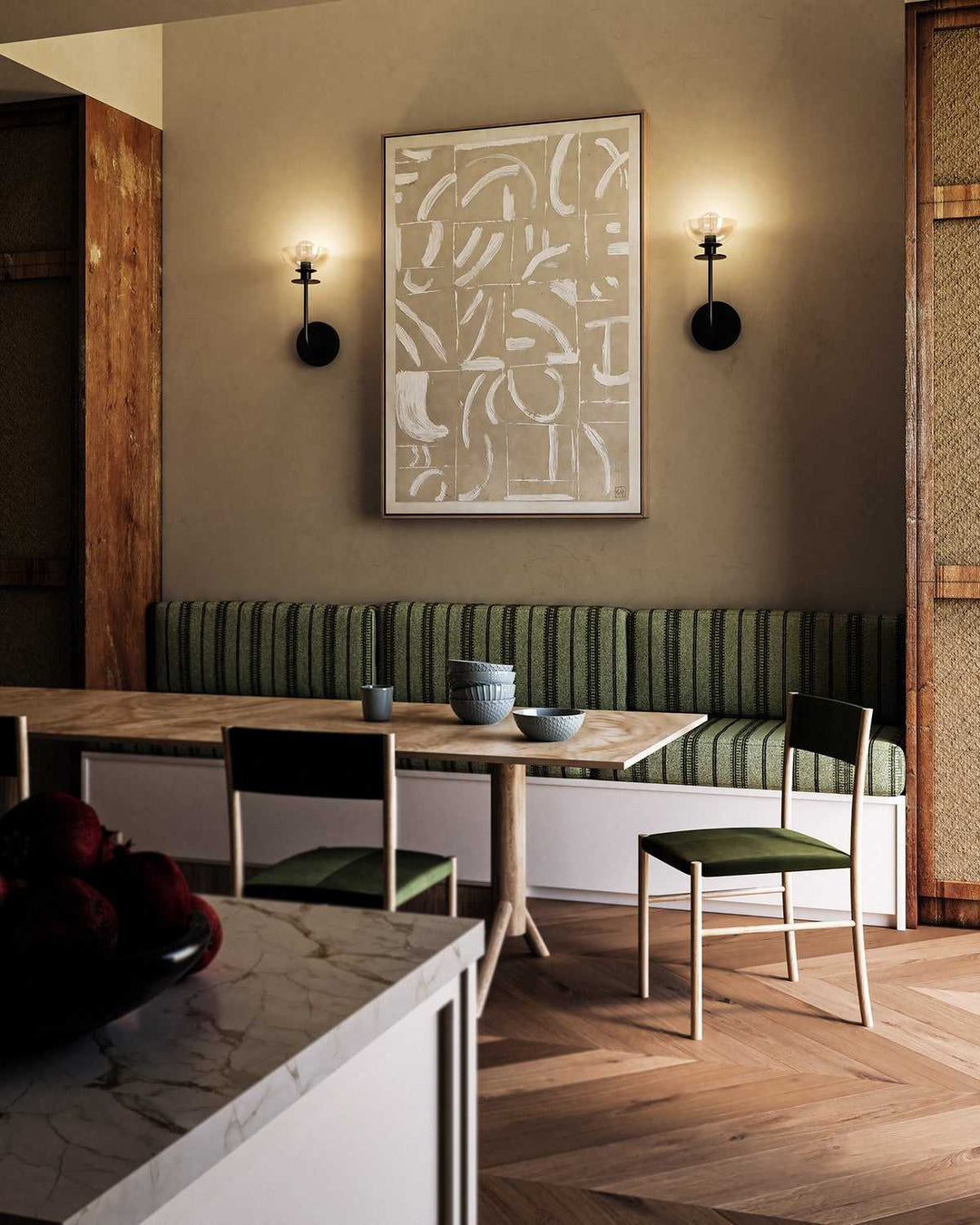 Alora Canada - WV515205MBCL - One Light Wall Vanity - Sylvia - Matte Black/Clear Glass