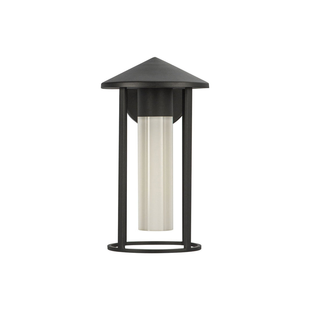 Alora Canada - EW526312BKGO - One Light Exterior Wall Mount - Tenko - Black/Glossy Opal Glass