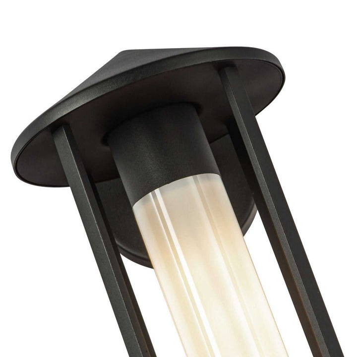 Alora Canada - EW526312BKGO - One Light Exterior Wall Mount - Tenko - Black/Glossy Opal Glass