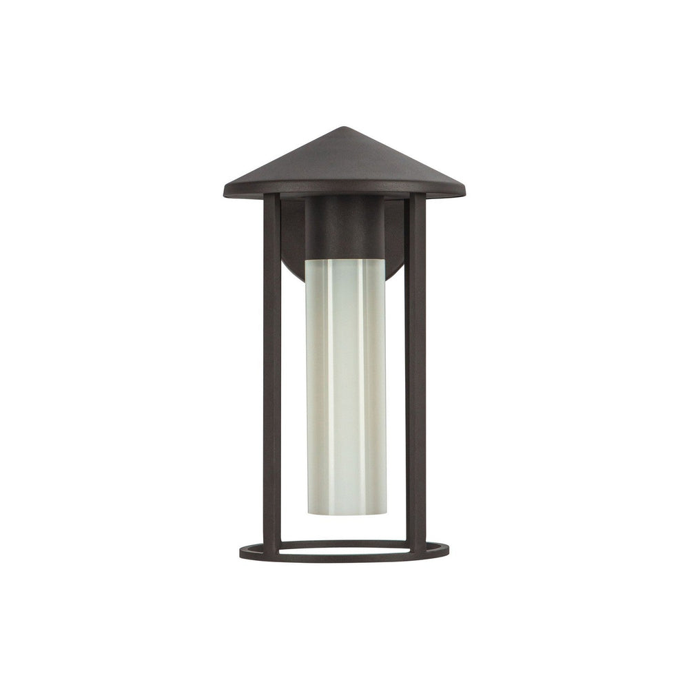 Alora Canada - EW526312BZGO - One Light Exterior Wall Mount - Tenko - Bronze/Glossy Opal Glass