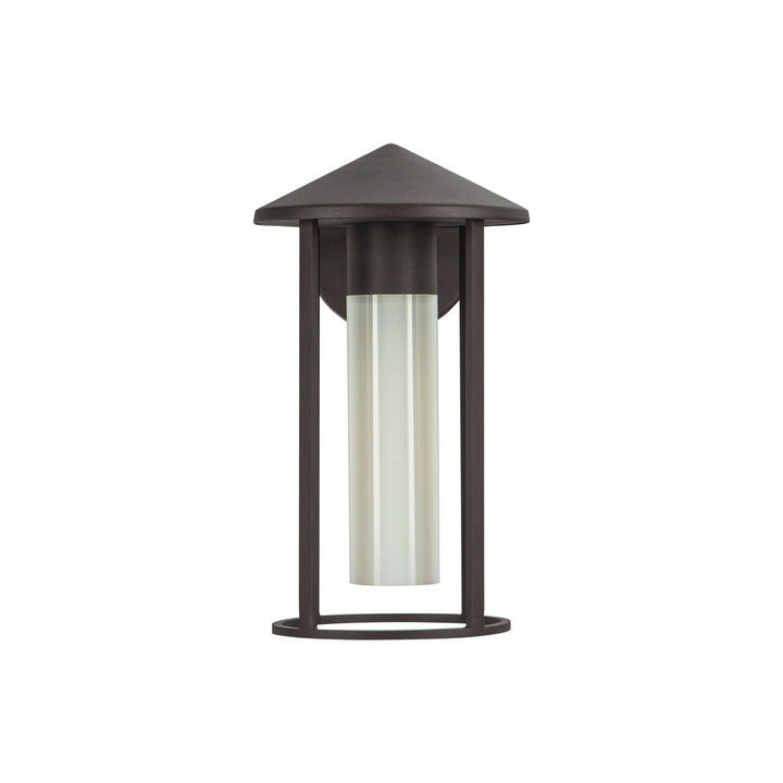 Alora Canada - EW526312BZGO - One Light Exterior Wall Mount - Tenko - Bronze/Glossy Opal Glass