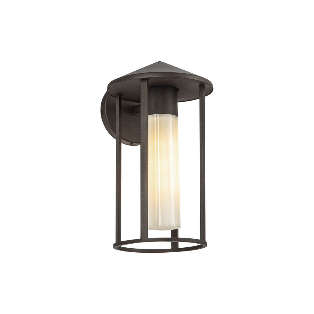 Alora Canada - EW526312BZGO - One Light Exterior Wall Mount - Tenko - Bronze/Glossy Opal Glass