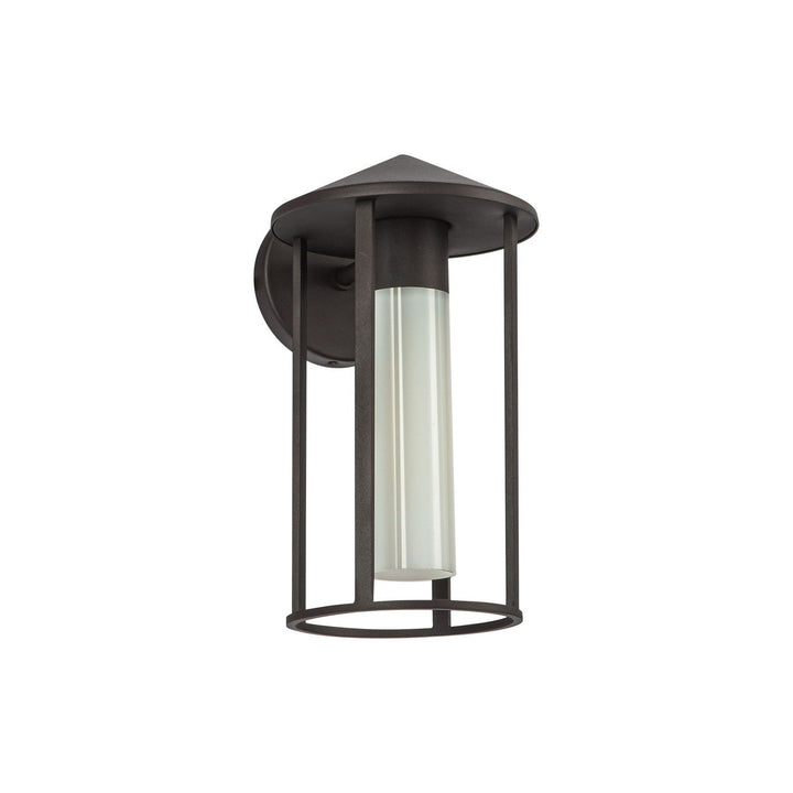 Alora Canada - EW526312BZGO - One Light Exterior Wall Mount - Tenko - Bronze/Glossy Opal Glass