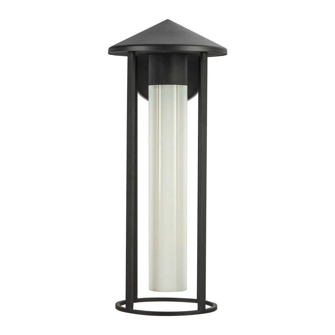Alora Canada - EW526318BKGO - One Light Exterior Wall Mount - Tenko - Black/Glossy Opal Glass