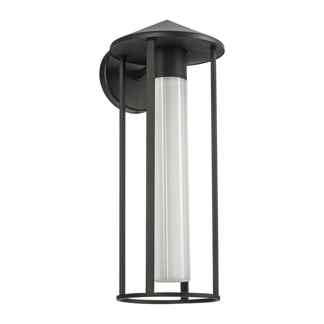 Alora Canada - EW526318BKGO - One Light Exterior Wall Mount - Tenko - Black/Glossy Opal Glass