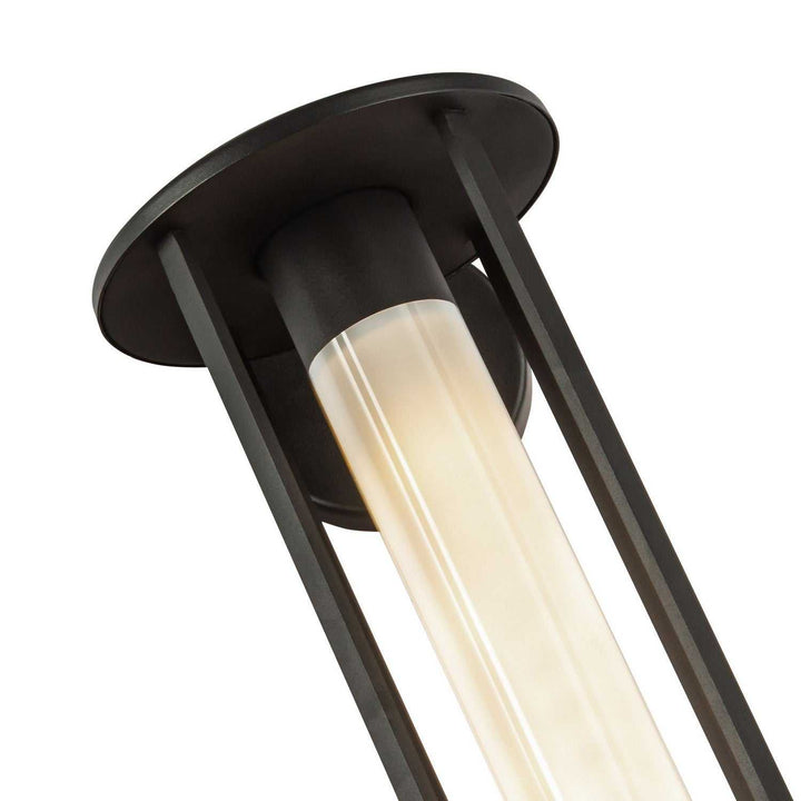 Alora Canada - EW526318BKGO - One Light Exterior Wall Mount - Tenko - Black/Glossy Opal Glass