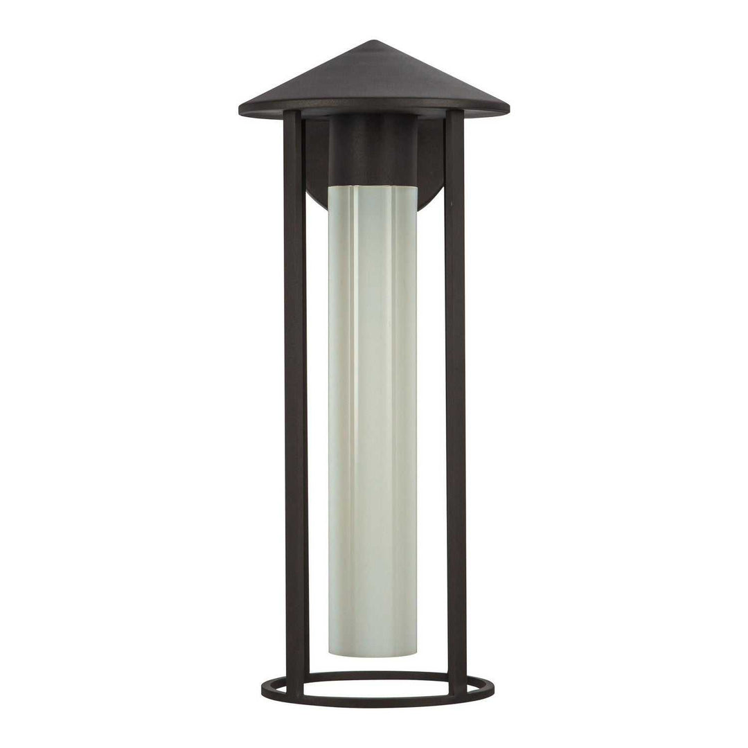 Alora Canada - EW526318BZGO - One Light Exterior Wall Mount - Tenko - Bronze/Glossy Opal Glass