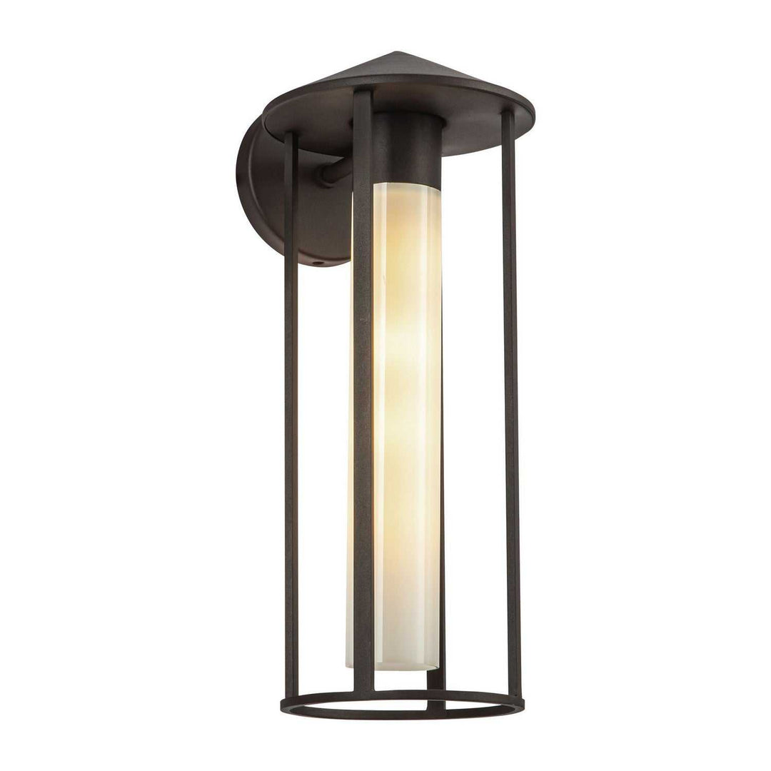 Alora Canada - EW526318BZGO - One Light Exterior Wall Mount - Tenko - Bronze/Glossy Opal Glass