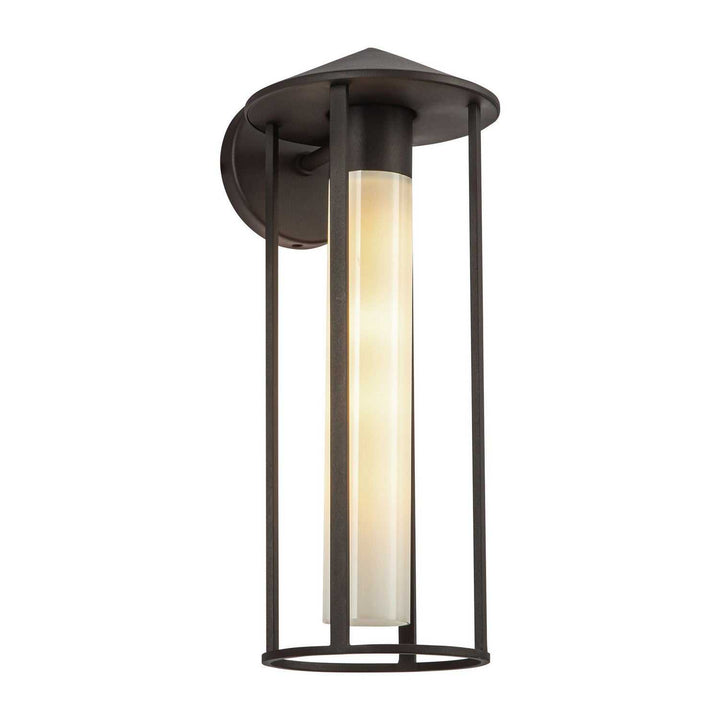 Alora Canada - EW526318BZGO - One Light Exterior Wall Mount - Tenko - Bronze/Glossy Opal Glass
