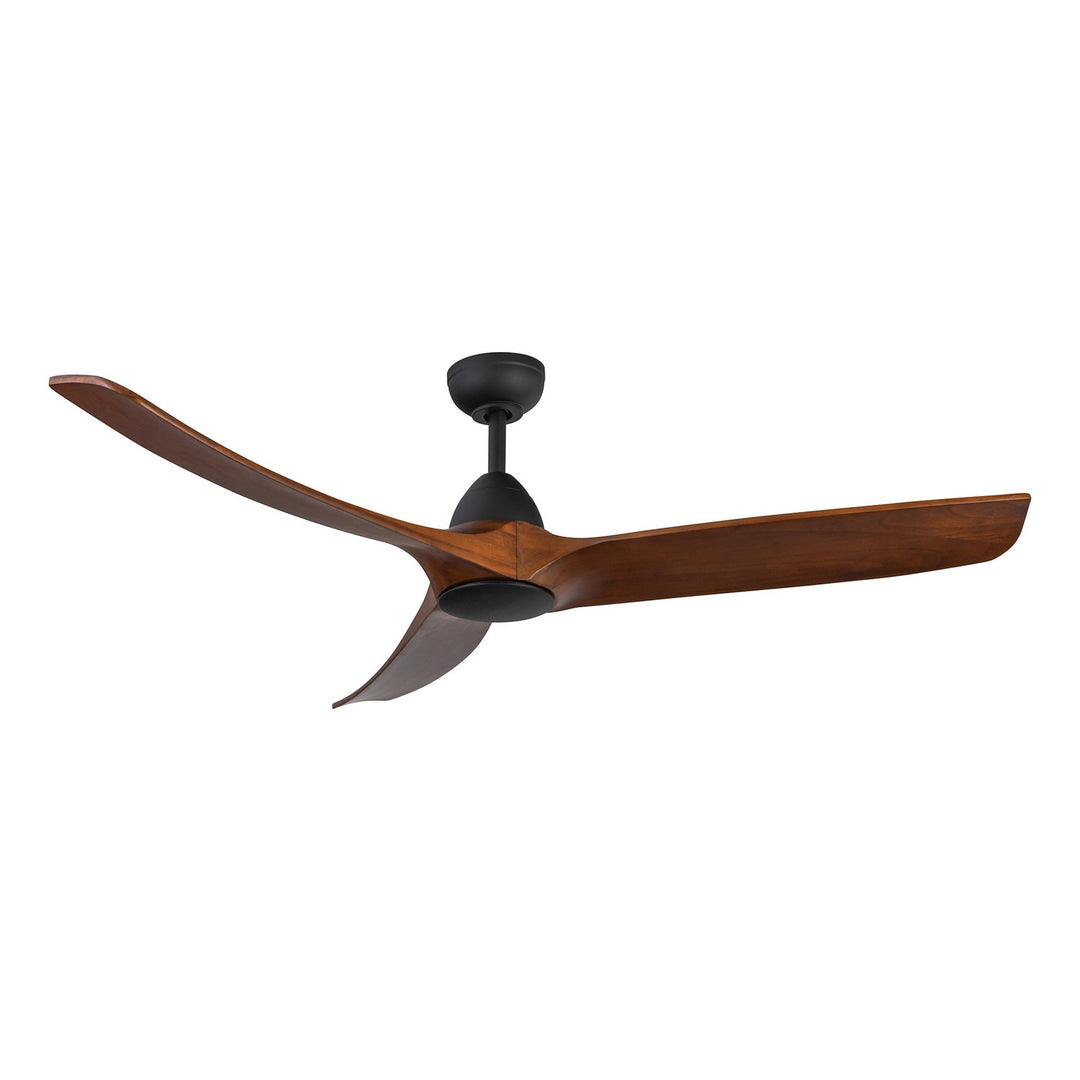 Kuzco Canada - CF77860-MB/DW - 60"Ceiling Fan - Baylor - Matte Black/Dark Walnut
