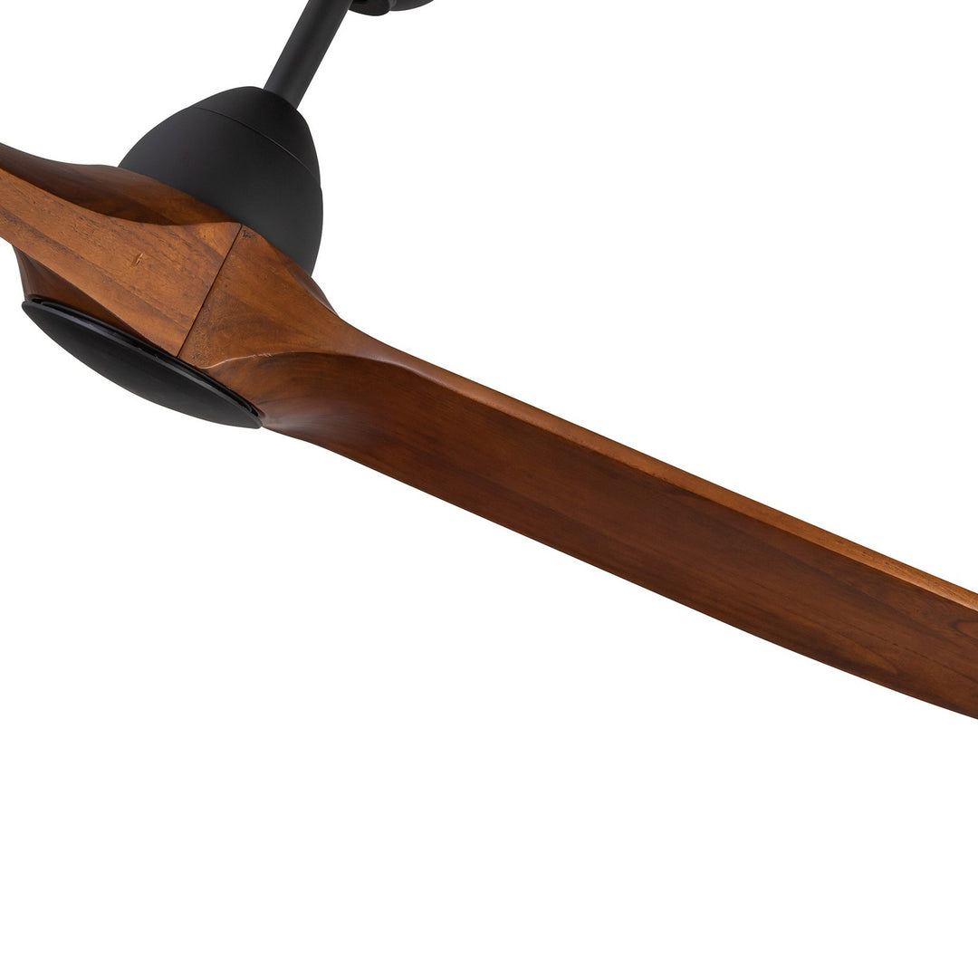 Kuzco Canada - CF77860-MB/DW - 60"Ceiling Fan - Baylor - Matte Black/Dark Walnut