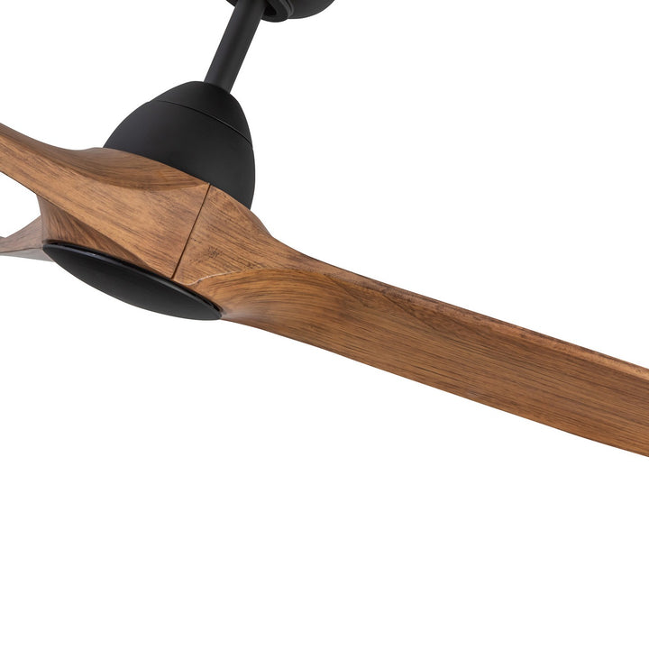 Kuzco Canada - CF77860-MB/NW - 60"Ceiling Fan - Baylor - Matte Black/Natural Wood