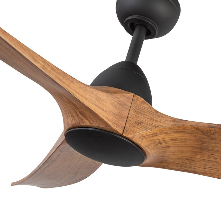 Kuzco Canada - CF77860-MB/NW - 60"Ceiling Fan - Baylor - Matte Black/Natural Wood