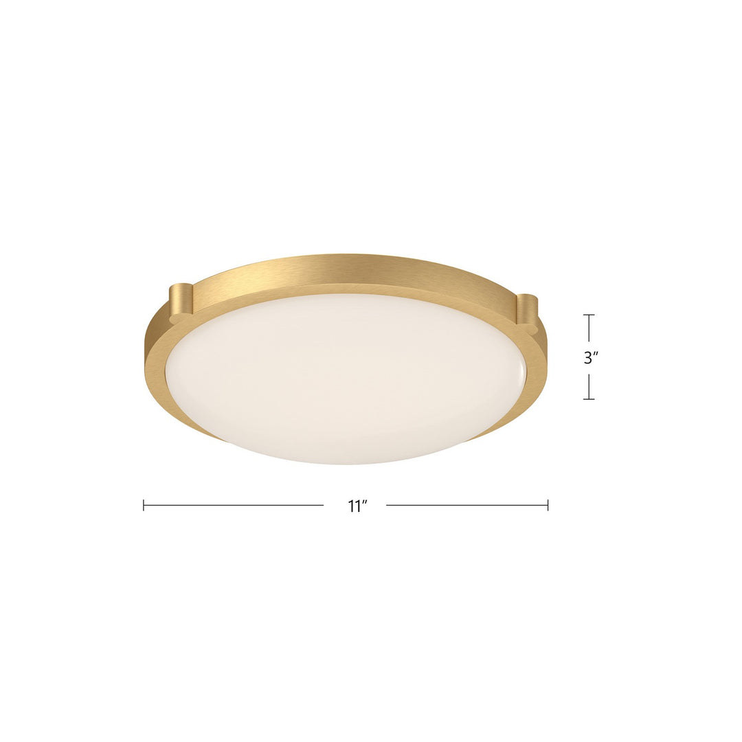 Kuzco Canada - 501112BG-LED-5CCT - LED Flush Mount - Floyd - Brushed Gold