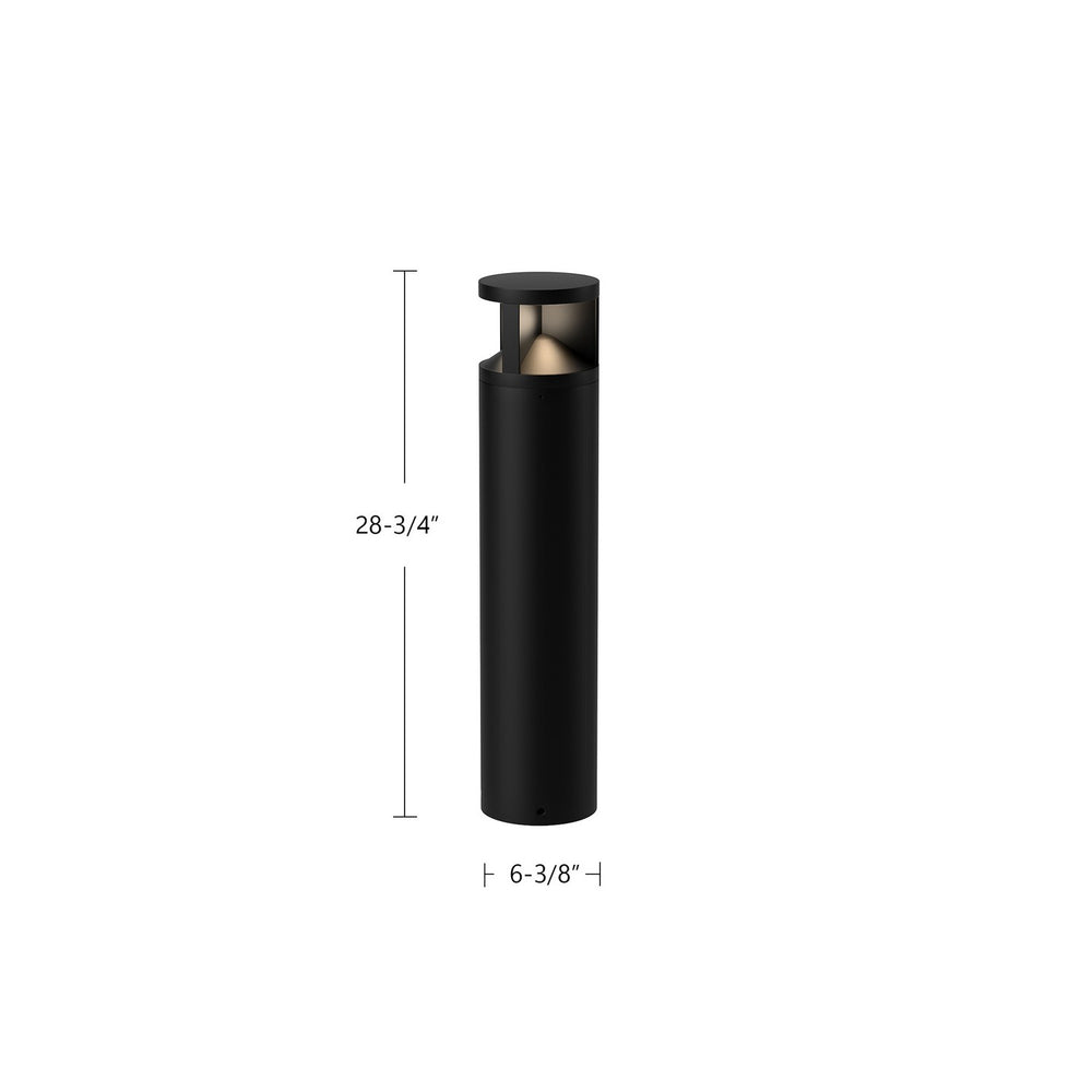 Kuzco Canada - EB82229-BK-UNV - LED Exterior Bollard - Glen - Black
