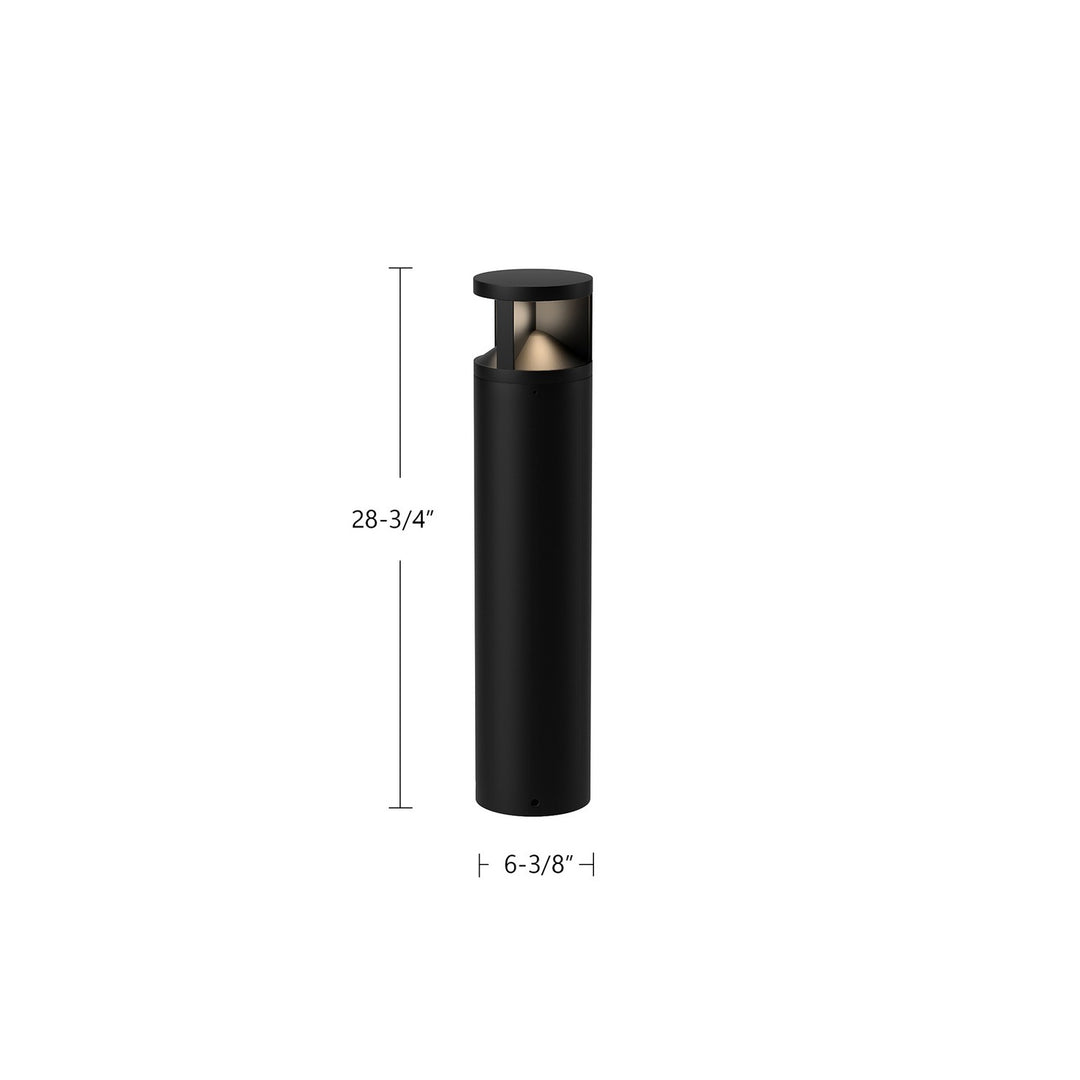 Kuzco Canada - EB82229-BK-UNV - LED Exterior Bollard - Glen - Black