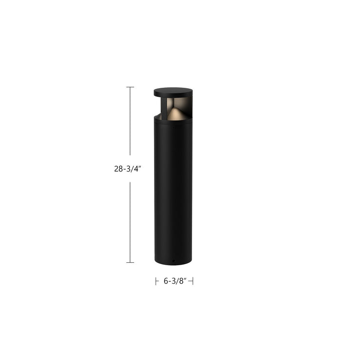 Kuzco Canada - EB82229-BK-UNV - LED Exterior Bollard - Glen - Black