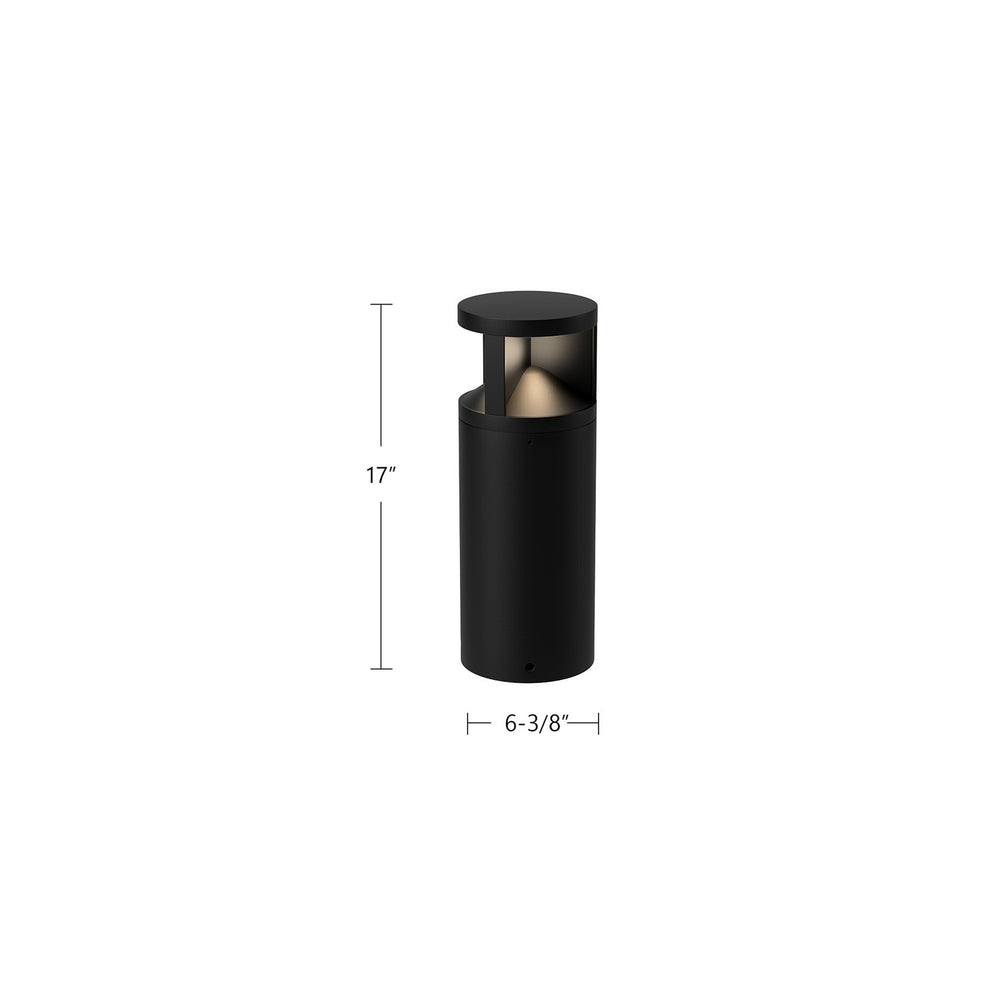 Kuzco Canada - EB82217-BK-UNV - LED Exterior Bollard - Glen - Black