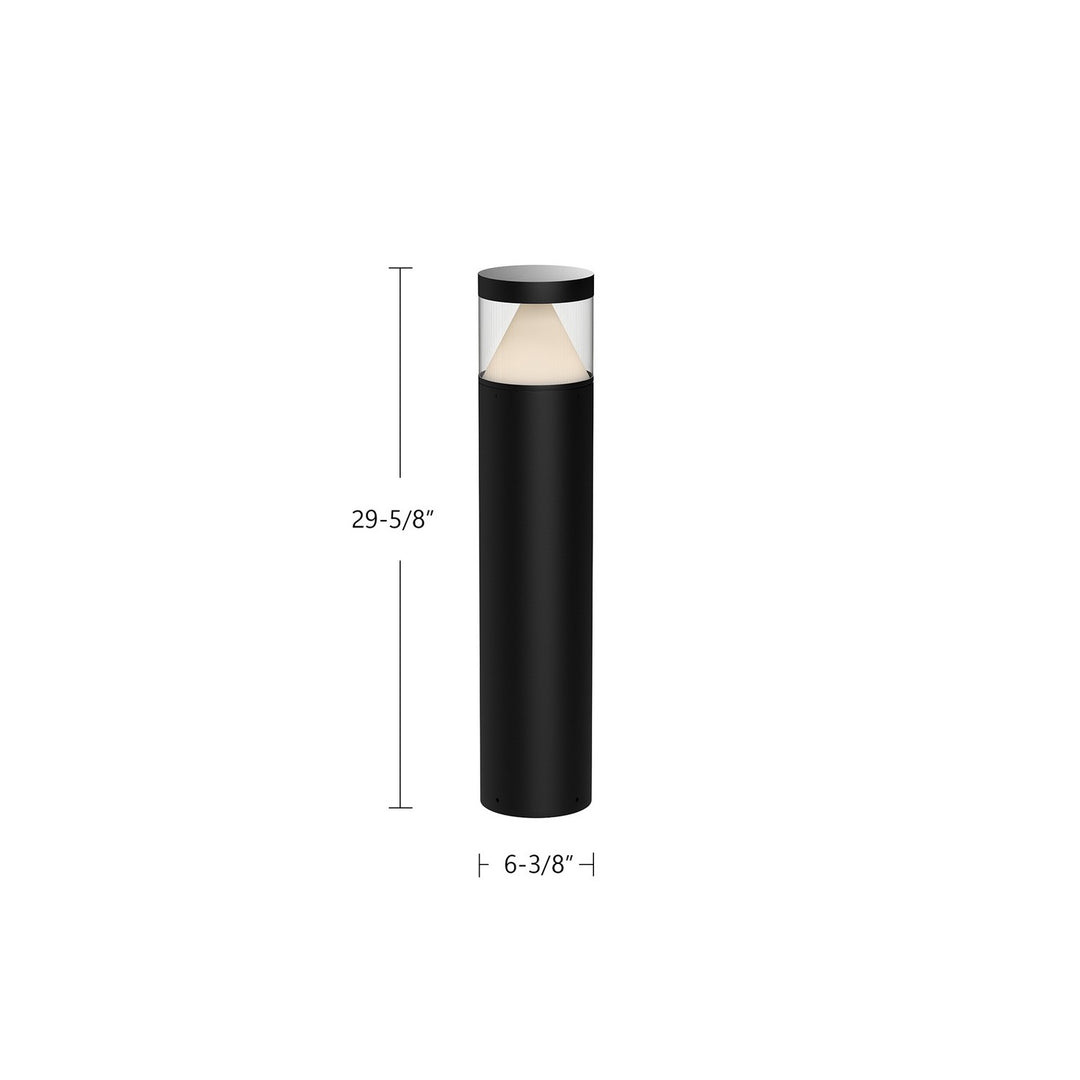 Kuzco Canada - EB49730-BK-UNV - LED Exterior Bollard - Hanover - Black