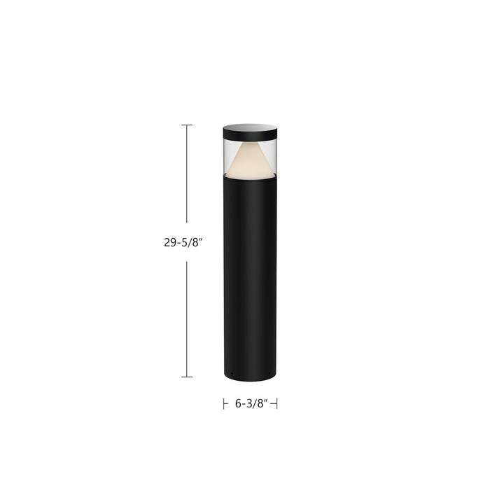 Kuzco Canada - EB49730-BK-UNV - LED Exterior Bollard - Hanover - Black