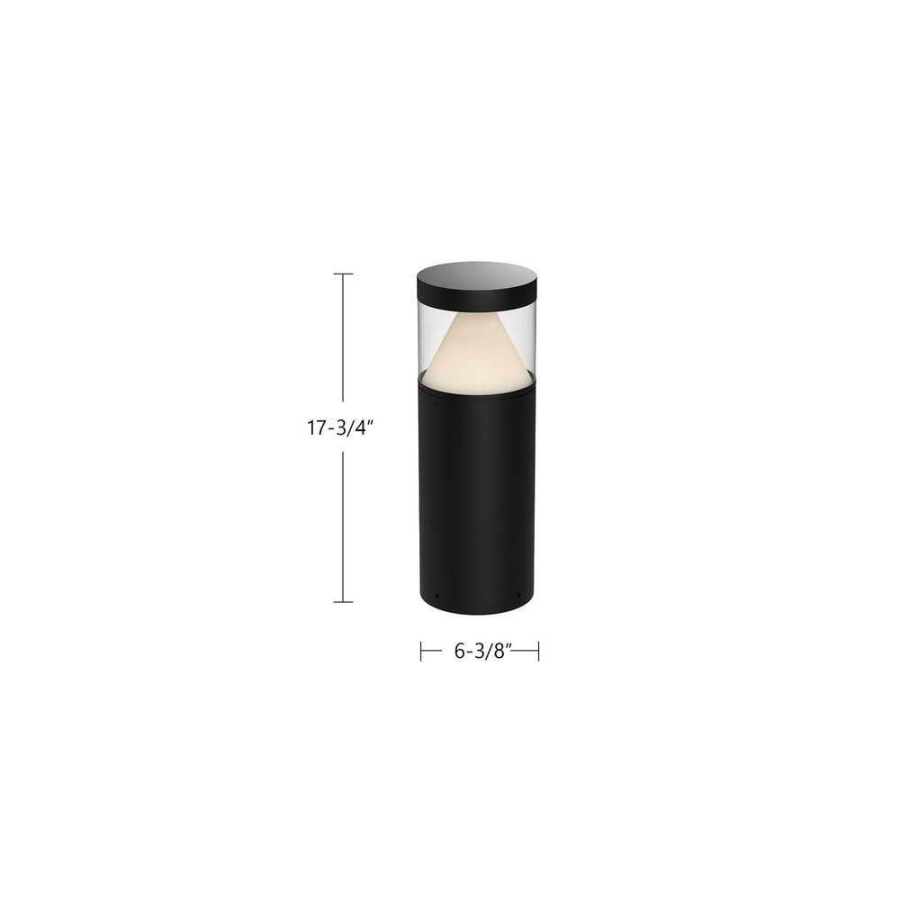 Kuzco Canada - EB49718-BK-UNV - LED Exterior Bollard - Hanover - Black