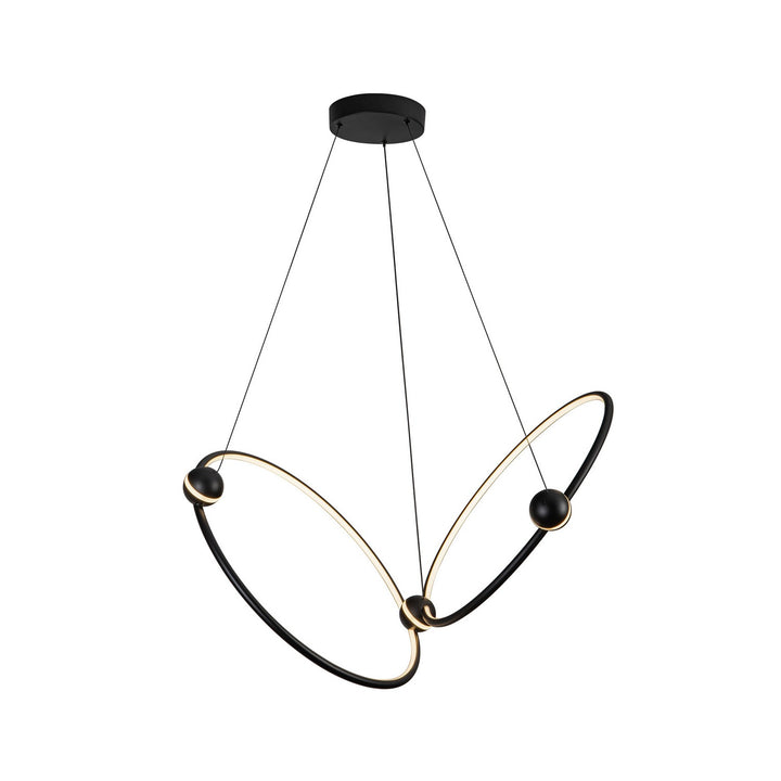 Kuzco Canada - CH17702-BK - LED Chandelier - Isho - Black