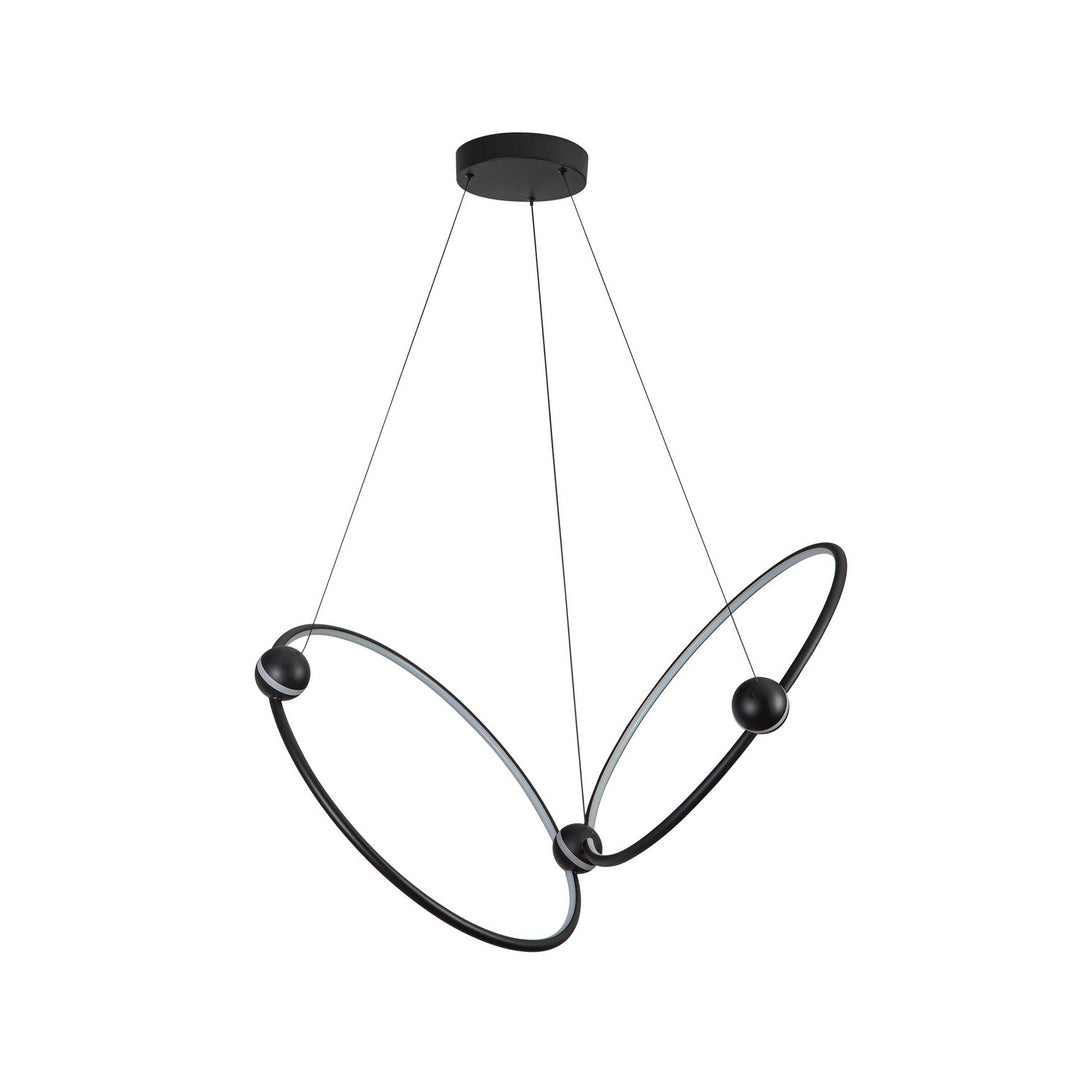 Kuzco Canada - CH17702-BK - LED Chandelier - Isho - Black